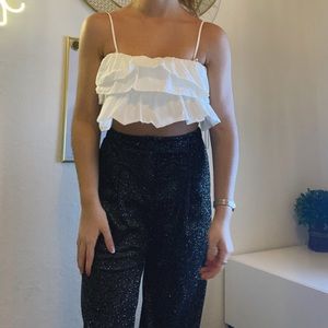 Crop Top White & Formal
